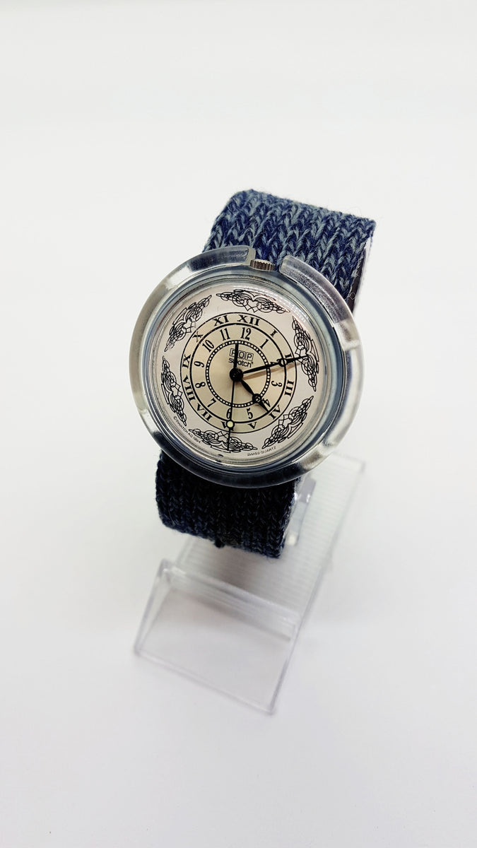 Swatch Watch - PMN104 - WARM UP 1995 Midi Pop Swatch WARM UP PMN104 - Vintage New Old Stock  main image 4
