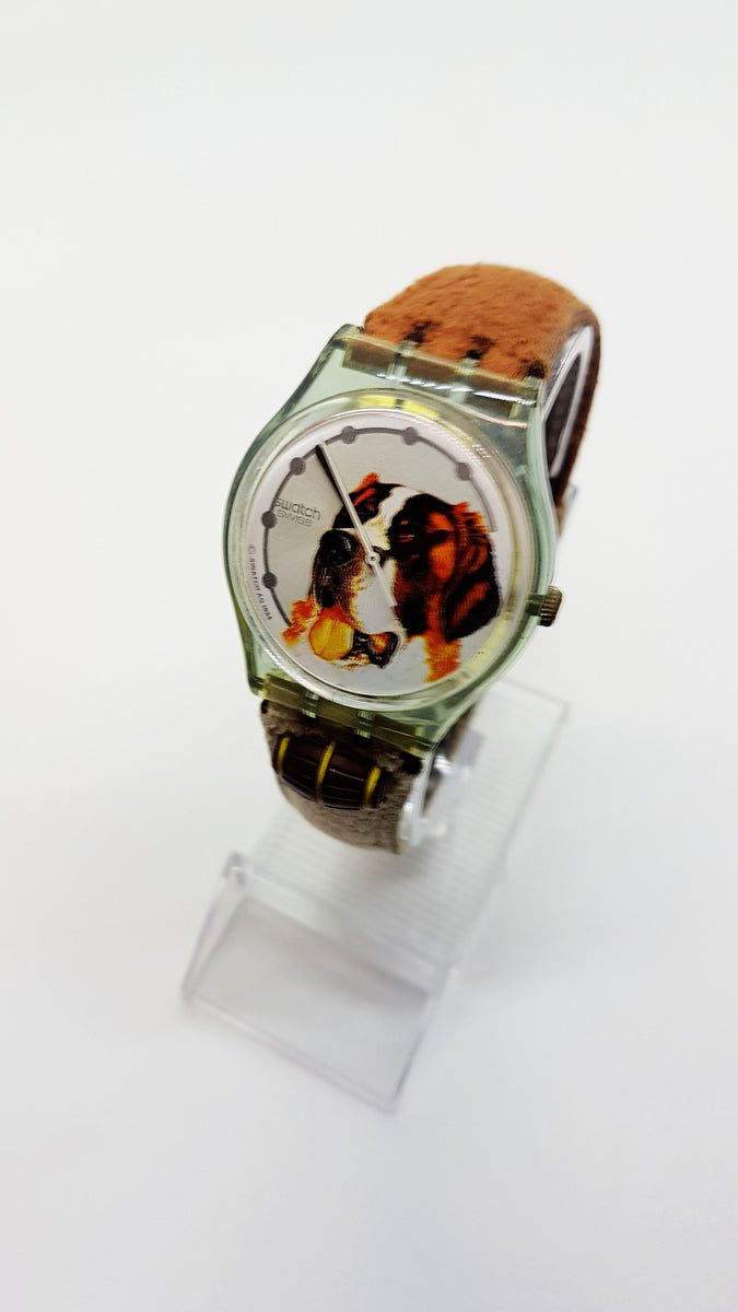 1995 GN152 Barry St Bernard Dog Swiss Swatch Watch | 90s Fun Swatch