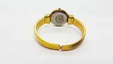 Minimalista suizo hecho reloj Mickey Mouse 90s Gold Tone Art Deco reloj
