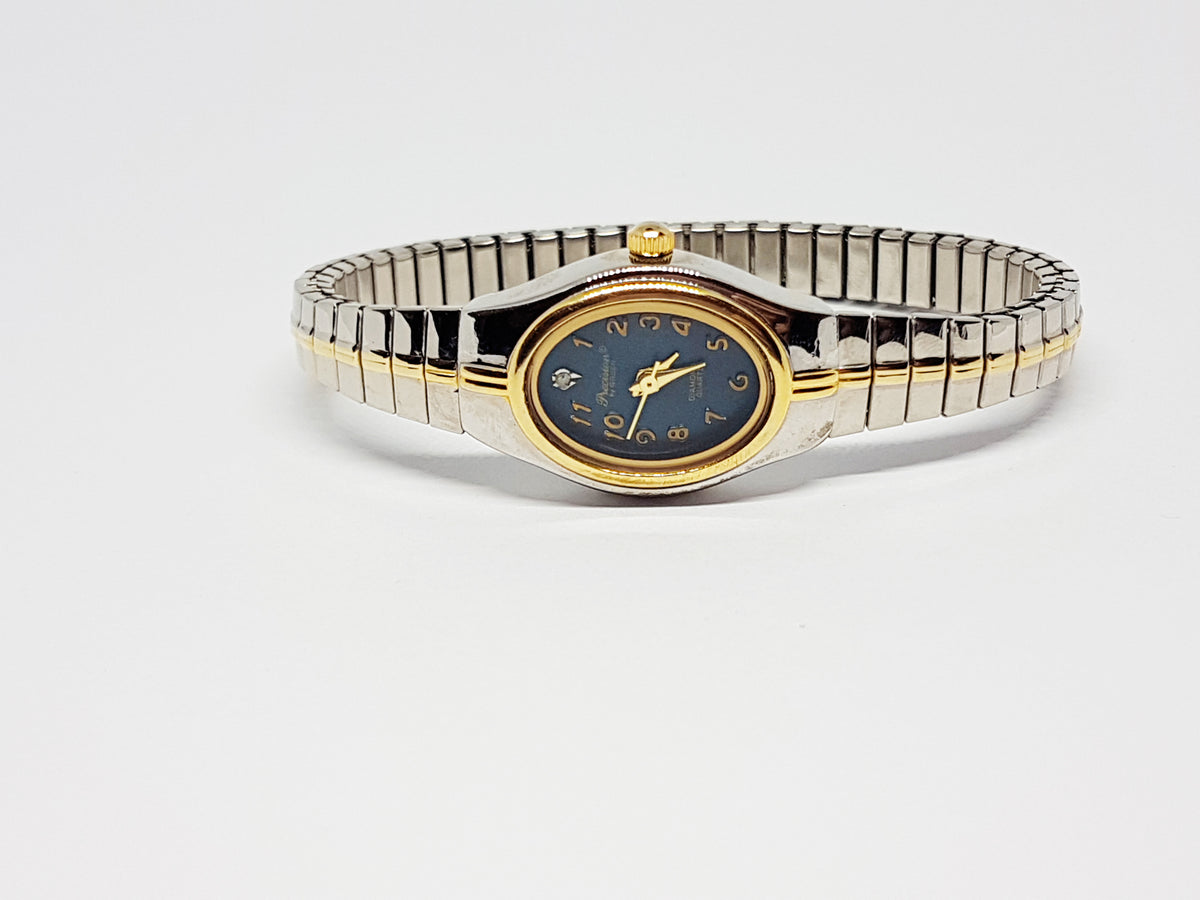 Precision by Gruen Silver-tone Watch Blue Dial Quartz Watches