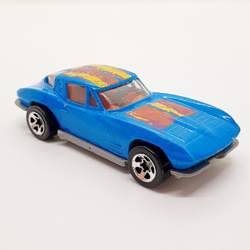 Vintage 1979 Blue Split Window '63 Corvette Hot Wheels Car Toy