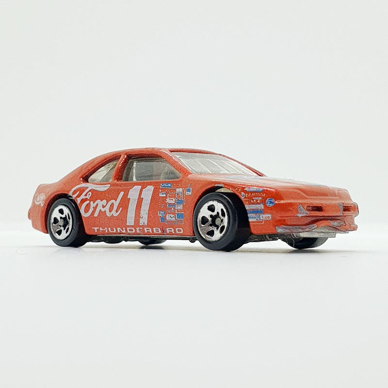Vintage 1992 Red Ford Thunderbird Hot Wheels Car | Cool Ford Race