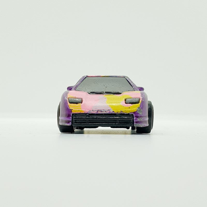 Vintage 1990 Purple Zender Fact 4 Hot Wheels Car | Vintage