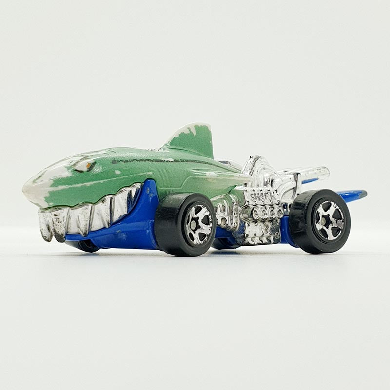 Vintage 1987 Green Sharkruiser Hot Wheels Coche Juguete de coche