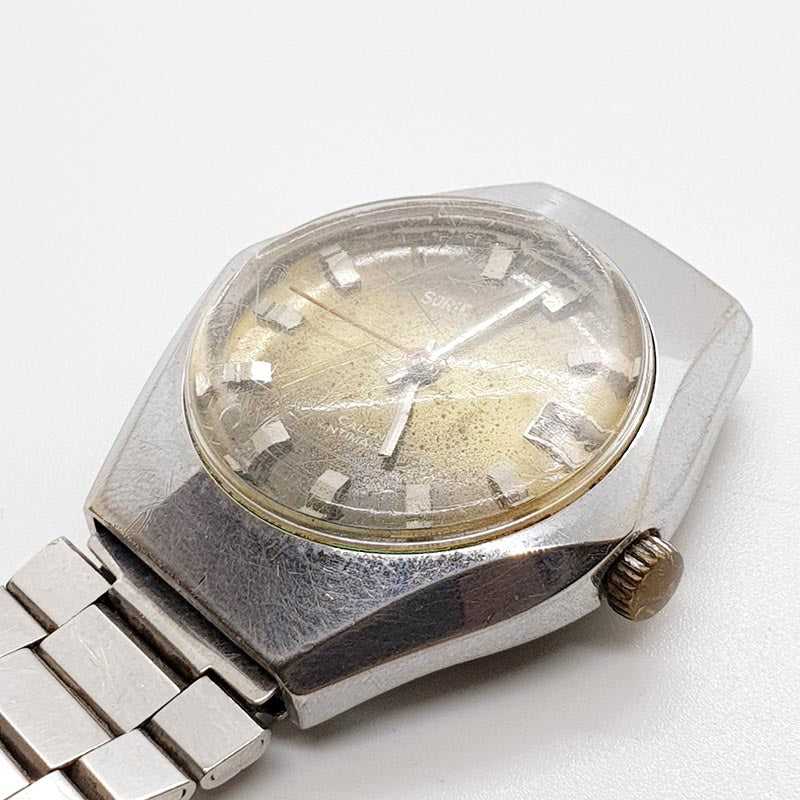 Swiss Parts Calendar 1970s Watch for Parts & Repair - NOT WORKING