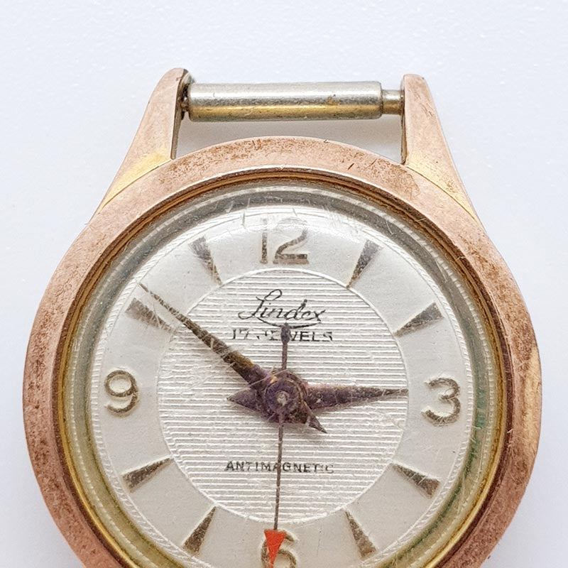 Lindex 17 Jewels Swiss Made Watch for Parts & Repair - NOT WORKING