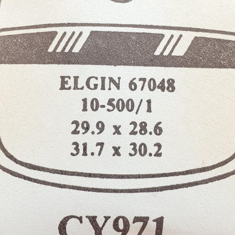 ELGIN 腕時計 Elgin 67048 CY971 Watch Crystal for Parts & Repair – Vintage Radar
