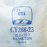 Hamilton Sydra CY268-23 Watch Glass Replacement | Watch Crystals