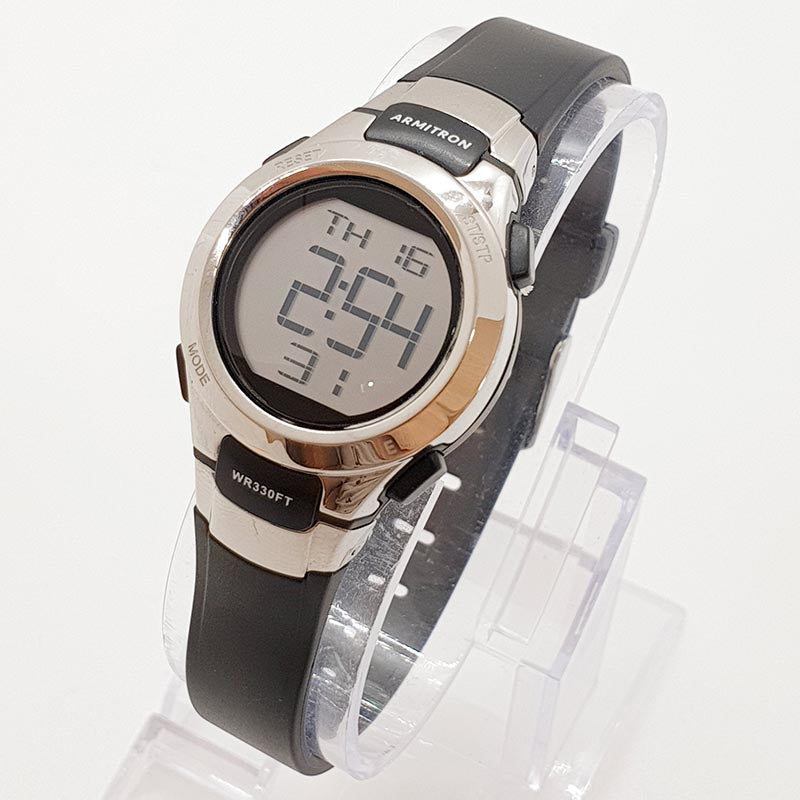 Vintage Armitron Digital Chronograph Watch | Ladies Black  display picture 2