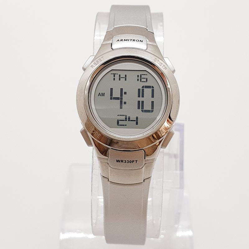 Fashion silver digital watch women's