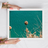 Wildflower Turquoise Print | Flower Digital Print | Printable Wall Art - Vintage Radar