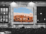 Colorful Porto Landscape Digital Print | Portugal Travel Wall Art - Vintage Radar