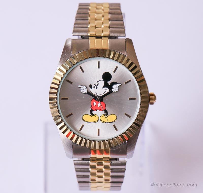 Large Two Tone Mickey Mouse Accutime Watch for Adults  display picture 1