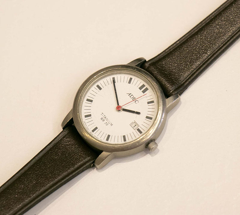 Adec Quartz Su Geçirmez Pilli Saat Vintage Avrupa Adec Quartz Su Geçirmez Pilli Saat Vintage Avrupa