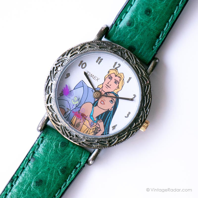 Disney Pocahontas new old stock watch in box with pin. Running perfectly?? Set of 3 Vintage Disney Pocahontas Watches - Etsy main image 4