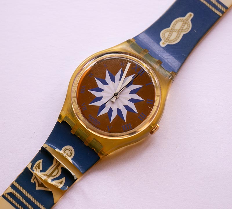 アナログ腕時計 SWATCH [Headquarters] Year of the Snake BLUE AND GOLDEN LITH Swatch Year Of The Snake - BLUE AND GOLDEN LITHE DANCER