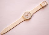 2013 White Bishop GW164 Swatch Guarda | Swiss bianco minimalista Swatch Orologio