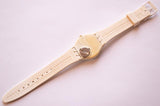 2013 White Bishop GW164 Swatch Guarda | Swiss bianco minimalista Swatch Orologio