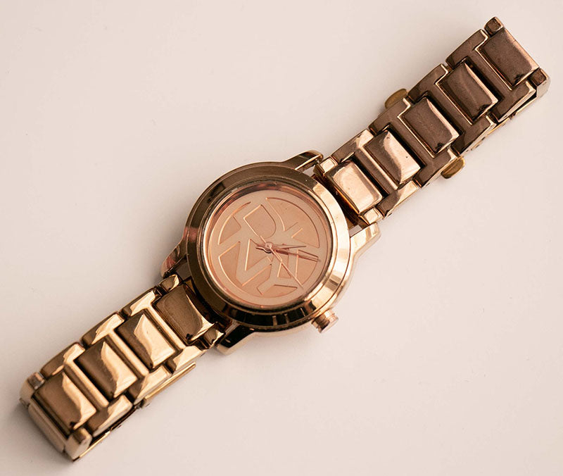 Rose-Gold DKNY Quartz Watch for Women | Vintage Designer  display picture 1