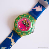 1991 Swatch SDN101 Happy Fish Watch | Colorato Swatch Scuba con scatola