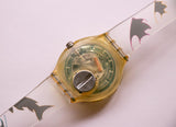 1994 PEARLSHELL SDK118 Swatch Scuba Vintage Watch | 90s Swiss Swatch