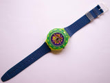 1993 Bay Breeze SDJ101 Swatch Scuba reloj | 90S SWISS DIVE reloj