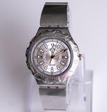 1994 SEALETHS RESTYED YDS100C Swatch Scuba de ironía reloj Antiguo