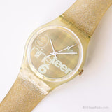 1996 Swatch GK216 GLITTER Watch | Vintage Gold-tone Swatch Gent