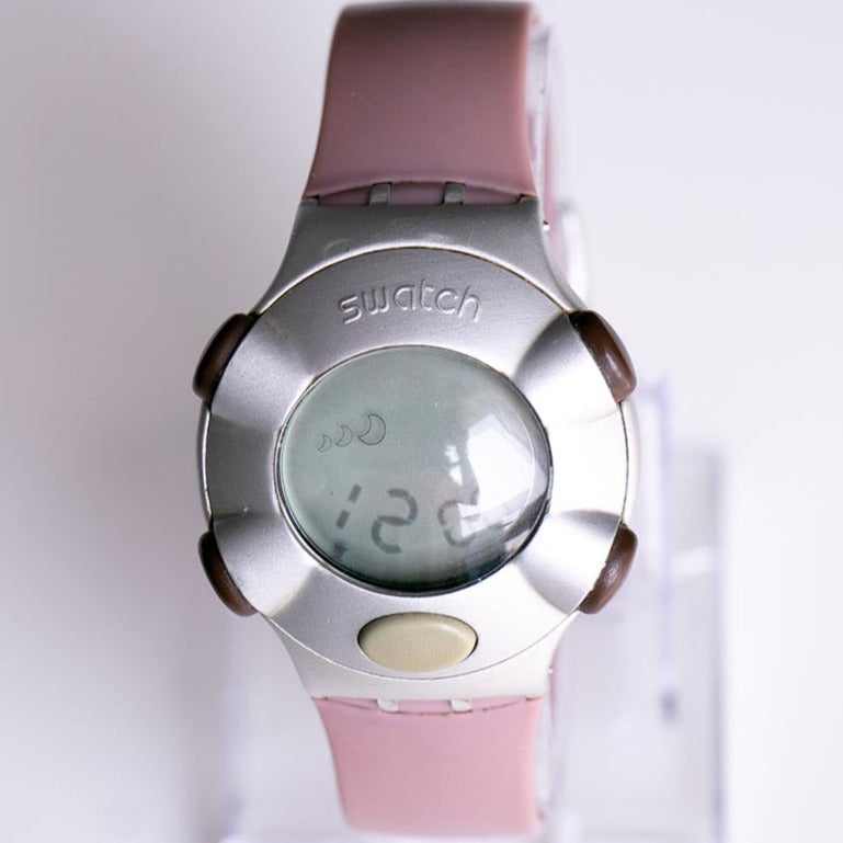 Swatch Digital Beat MOON II YFS4004 1985 Back to the