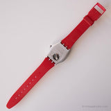2003 Swatch Fucsia de azulejos YLS4009 reloj | Rojo vintage Swatch Ironía