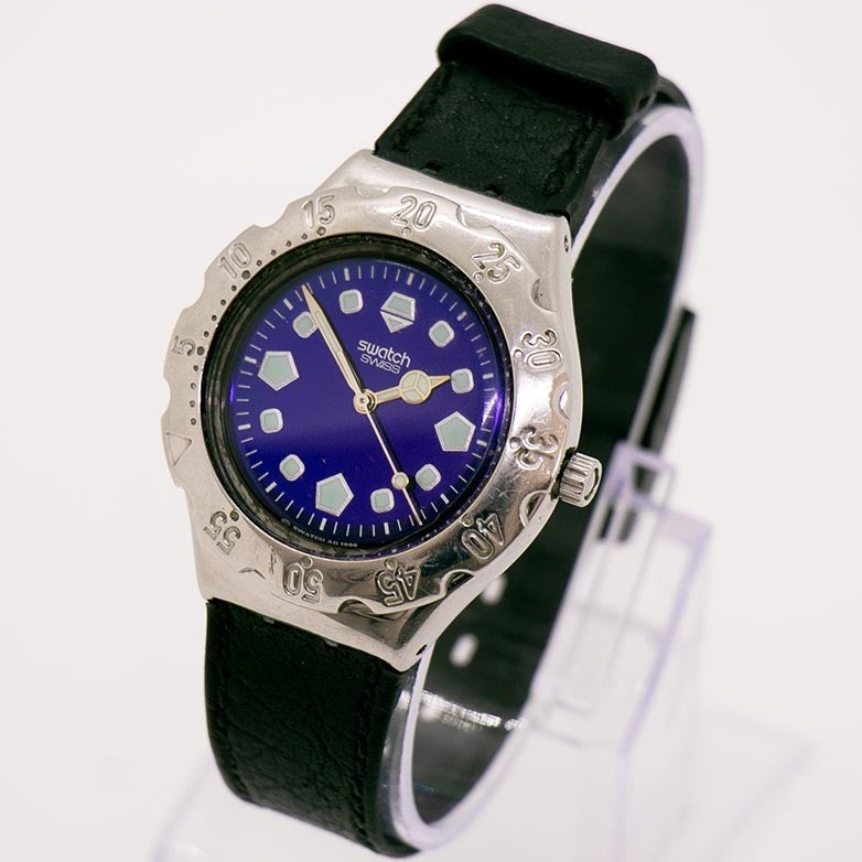 90s Vintage Swatch Irony Scuba PROFONDITA YDS106 Watch with Blue