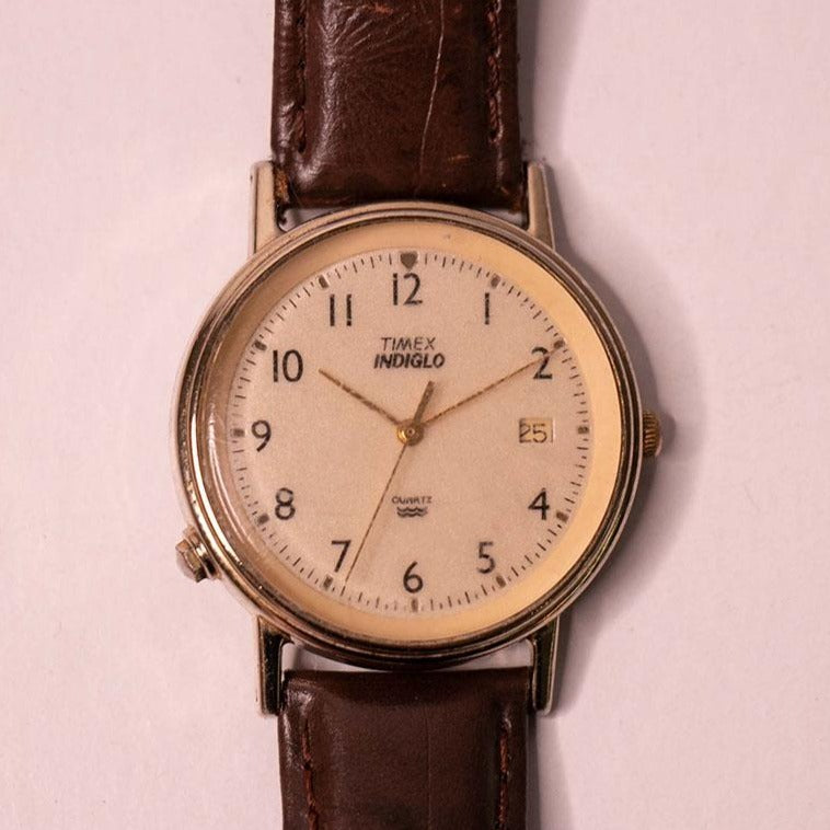 Vintage 90s Timex Indiglo Quartz Date Watch | Best Timex USA Watches