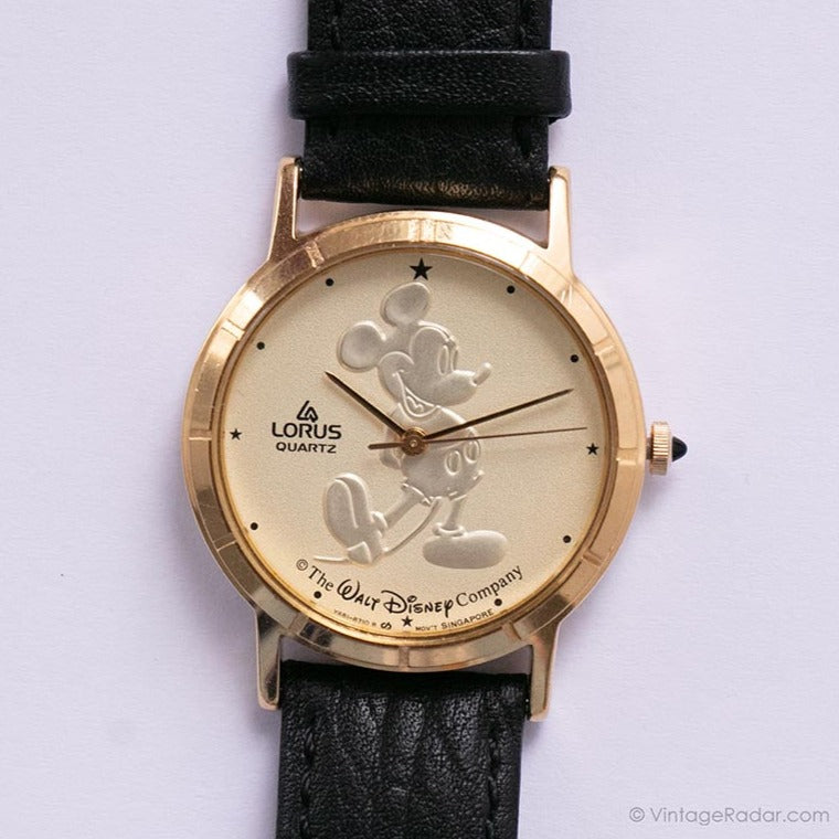 Vintage Lorus Mickey Mouse Gold-Coin Watch | Lorus Y481-1720 R0