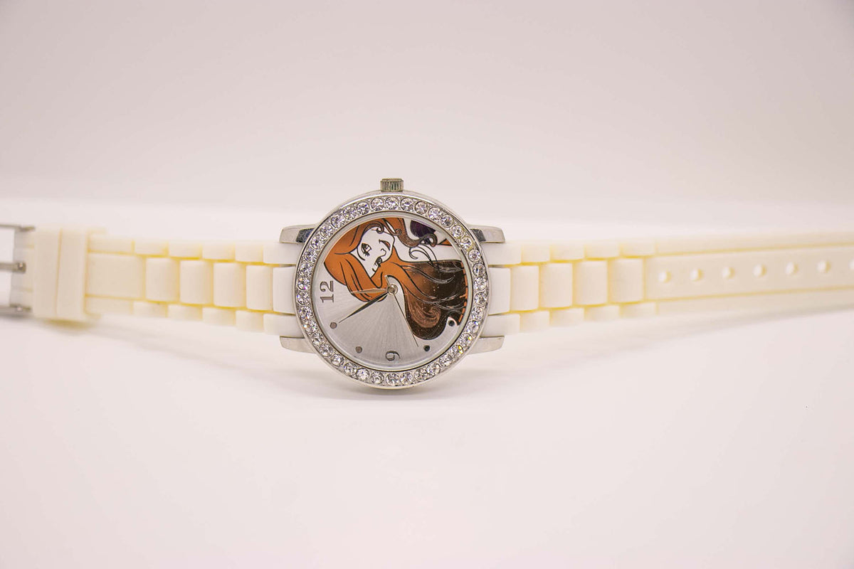 Little Mermaid Disney Watch with Gemstones | Vintage Disney Watches ...