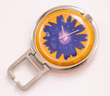 FLOWER POWER PUJ101 Pop Swatch | 1997 Swatch Alarm Table Clock