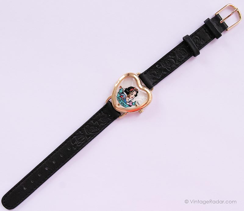 Heart-shaped Snow White Disney Watch | RARE Timex 90s Disney  display picture 1