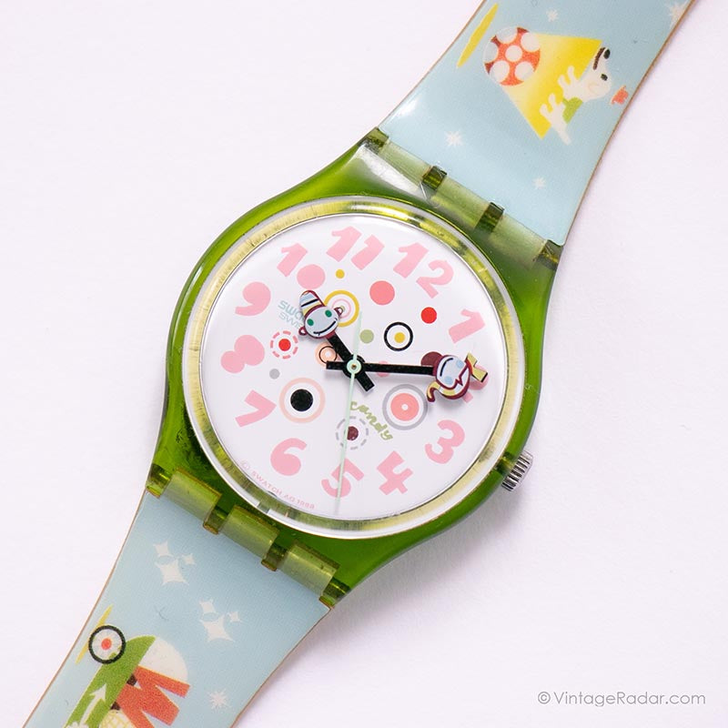 Vintage 1998 Swatch GG176 FULL HOUSE Watch | RARE Swatch Gent