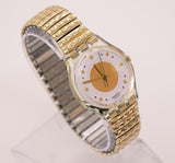 GOLDEN WALTZ GK142 Swatch | 1991 Stars and Universe Themed Swatch - Vintage Radar