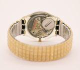 GOLDEN WALTZ GK142 Swatch | 1991 Stars and Universe Themed Swatch - Vintage Radar