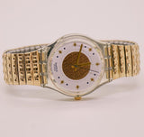 GOLDEN WALTZ GK142 Swatch | 1991 Stars and Universe Themed Swatch - Vintage Radar