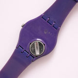 2009 CALLICARPA VICHY GV121J Swatch Watch | Vintage Purple Swatch - Vintage Radar