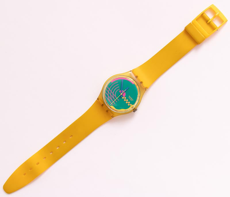 HONOR RIDE GJ104 Vintage Swatch Watch | 1990 Colorful Swatch