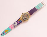 1992 SPACE TRACING GK163 Swatch Watch | 90s Gent Swatch Collection - Vintage Radar