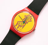 1992 DOTCHAIR GR115 Swatch Watch | 90s Swatch Watch Gent Originals - Vintage Radar