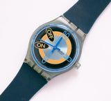 Musical Blue MUSIC RACE SLN106 1997 Vintage Swatch Watch - Vintage Radar