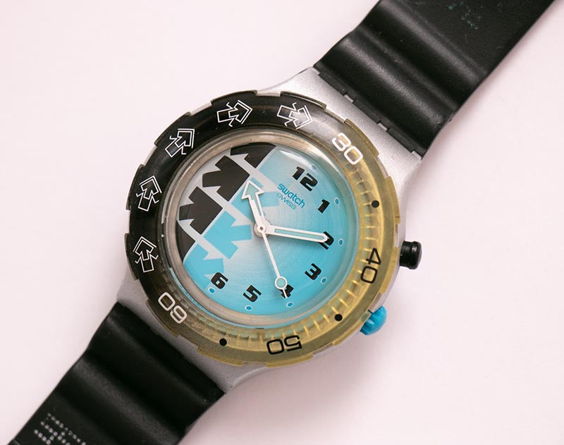 1997 JUNCTION SDM901 Scuba Swatch Watch | 90s Vintage Swatch Scuba 