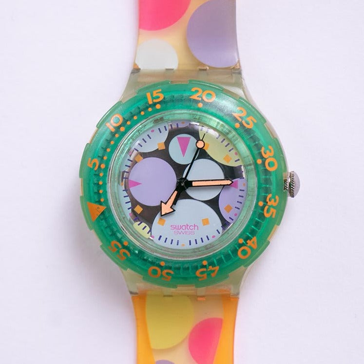 1991 SEA GRAPES SDK105 Vintage Swatch Watch | Swiss Diver  display picture 1