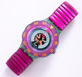 1994 Cherry Drops SDG102 Swatch montre avec réglable montre Sangle
