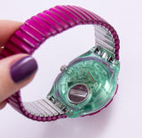 1994 Cherry Drops SDG102 Swatch montre avec réglable montre Sangle