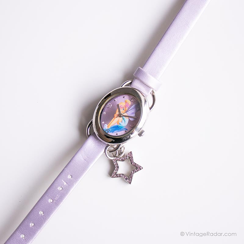 Tinkerbell Fairy Disneyland Watch | Purple Disney Vintage Watch